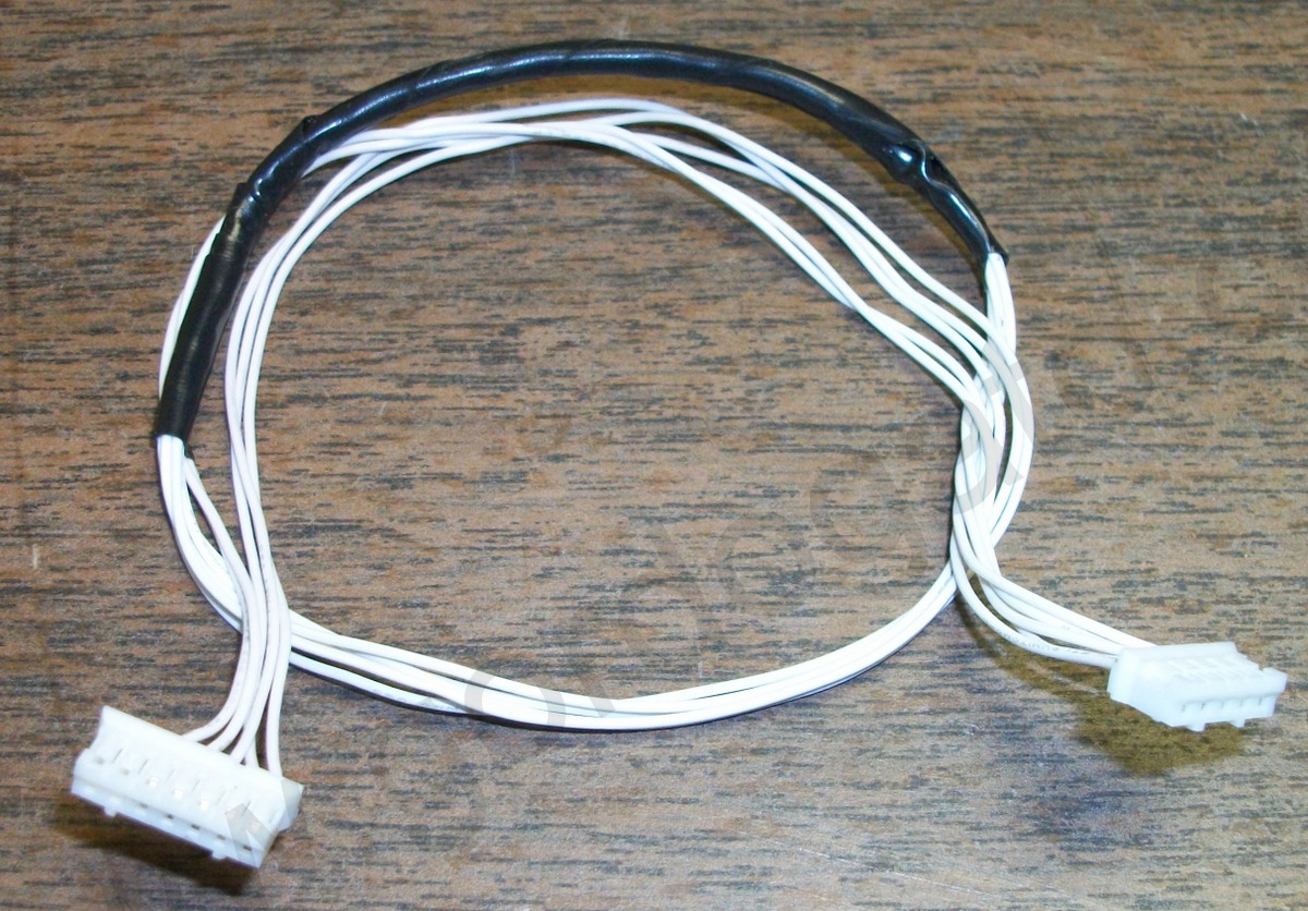 16" White 5-Conductor Small Gauge Cable Cord