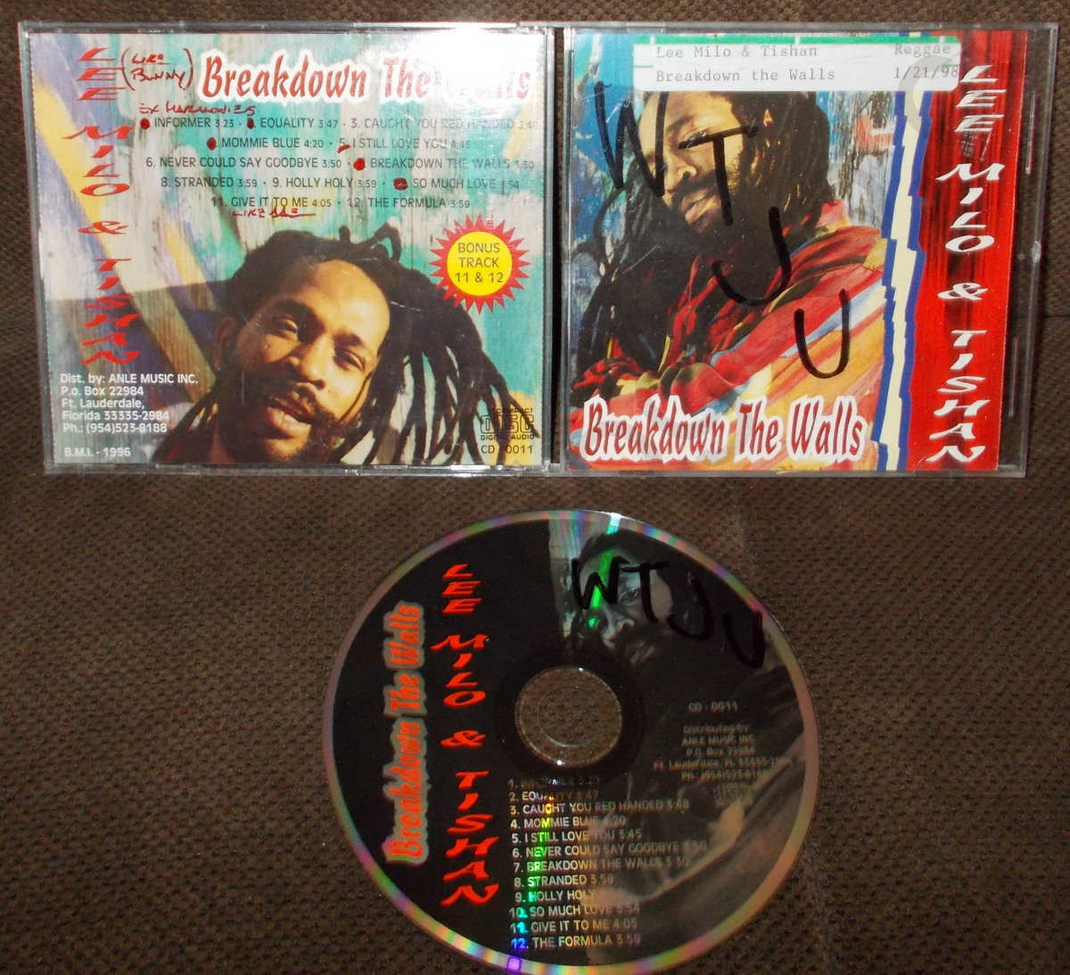 Breakdown The Walls by Lee Milo & Tishan (CD, 1996)