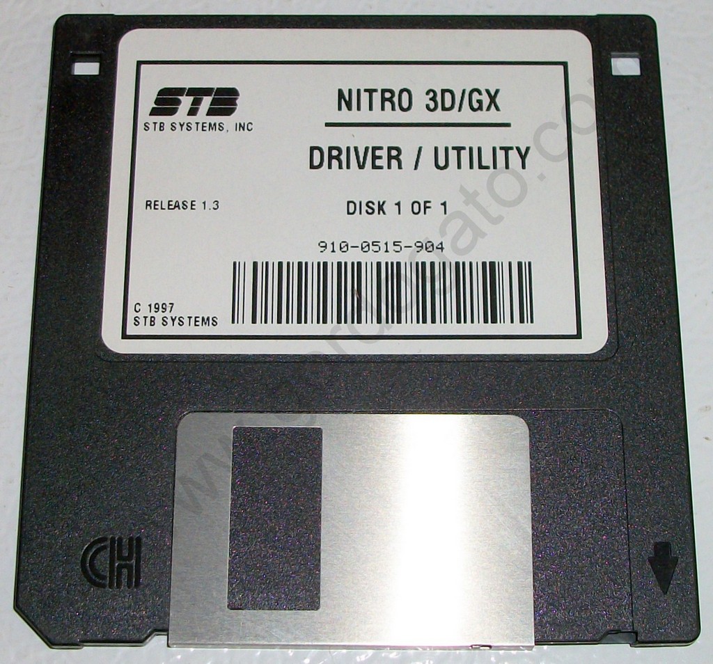 STB Nitro 3D/GX Driver / Utility Disk (1.3, 1997)