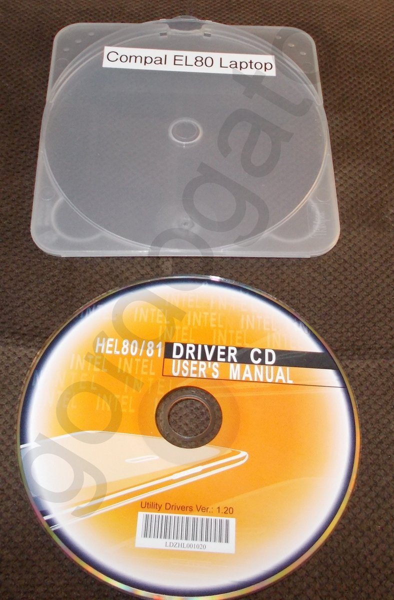 Compal EL80 EL81 Original Device Driver CD Disc
