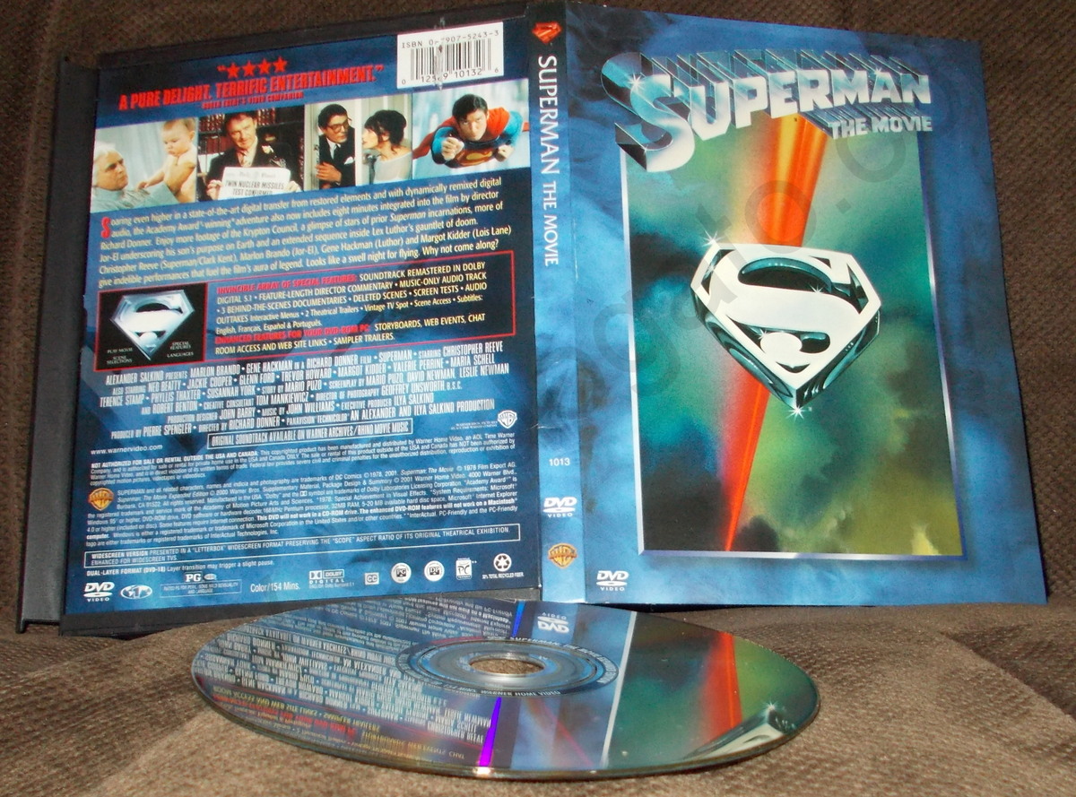 Superman: The Movie (DVD 2001) Christopher Reeve, Gene Hackman,