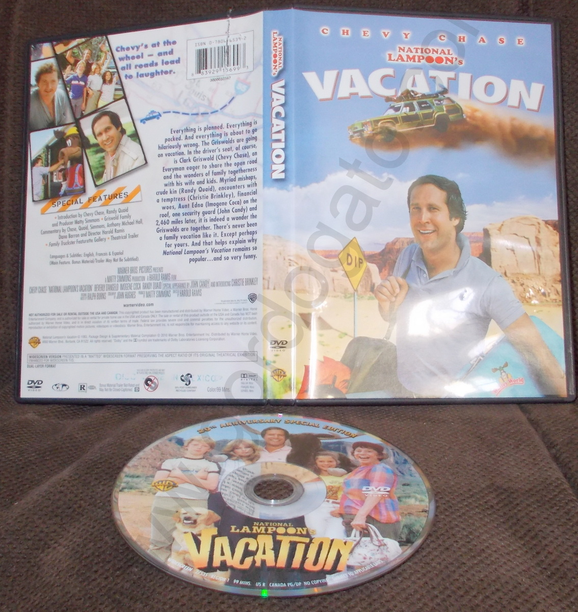 National Lampoon's Vacation (DVD, 2010) Chevy Chase, Harold Rami