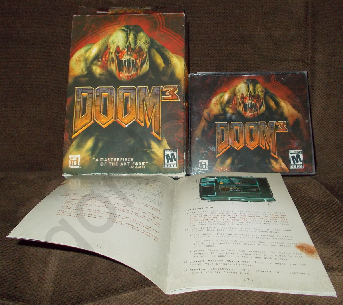 Doom3 Doom 3 Original Box, 3 CDs, Manual