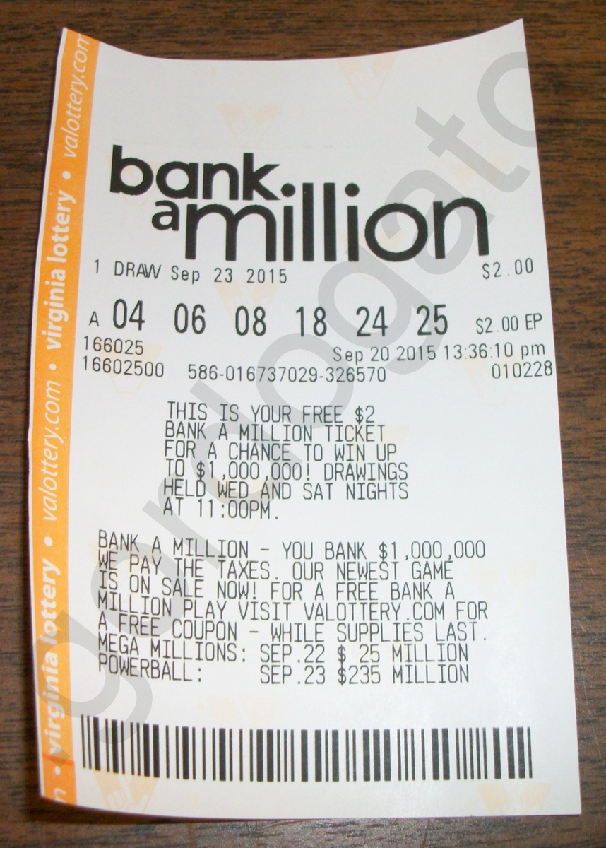 Bank A Million Losing Lottery Ticket