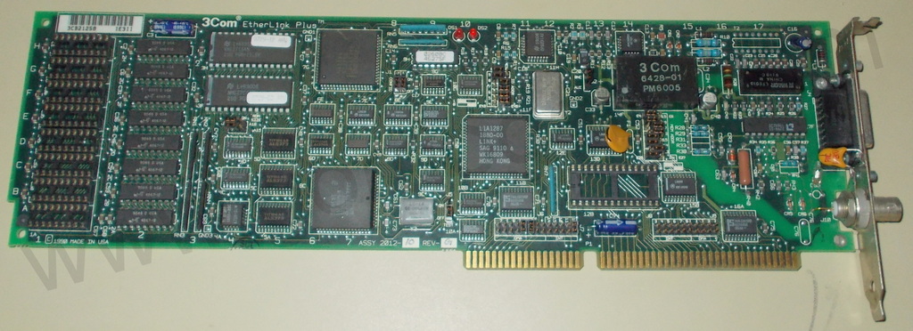 3Com Etherlink Plus 16-bit ISA Network Card NIC