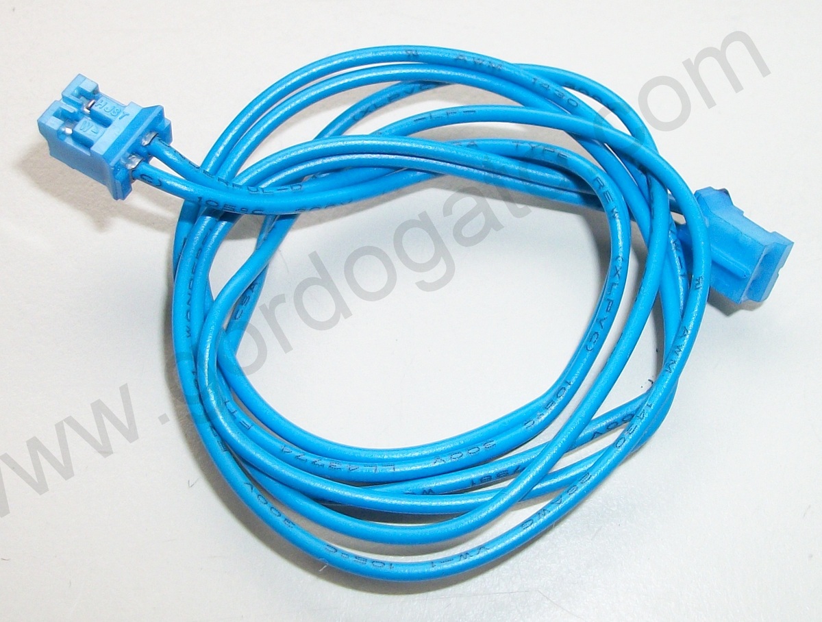 12" Blue 2-Conductor Small Gauge Cable Cord