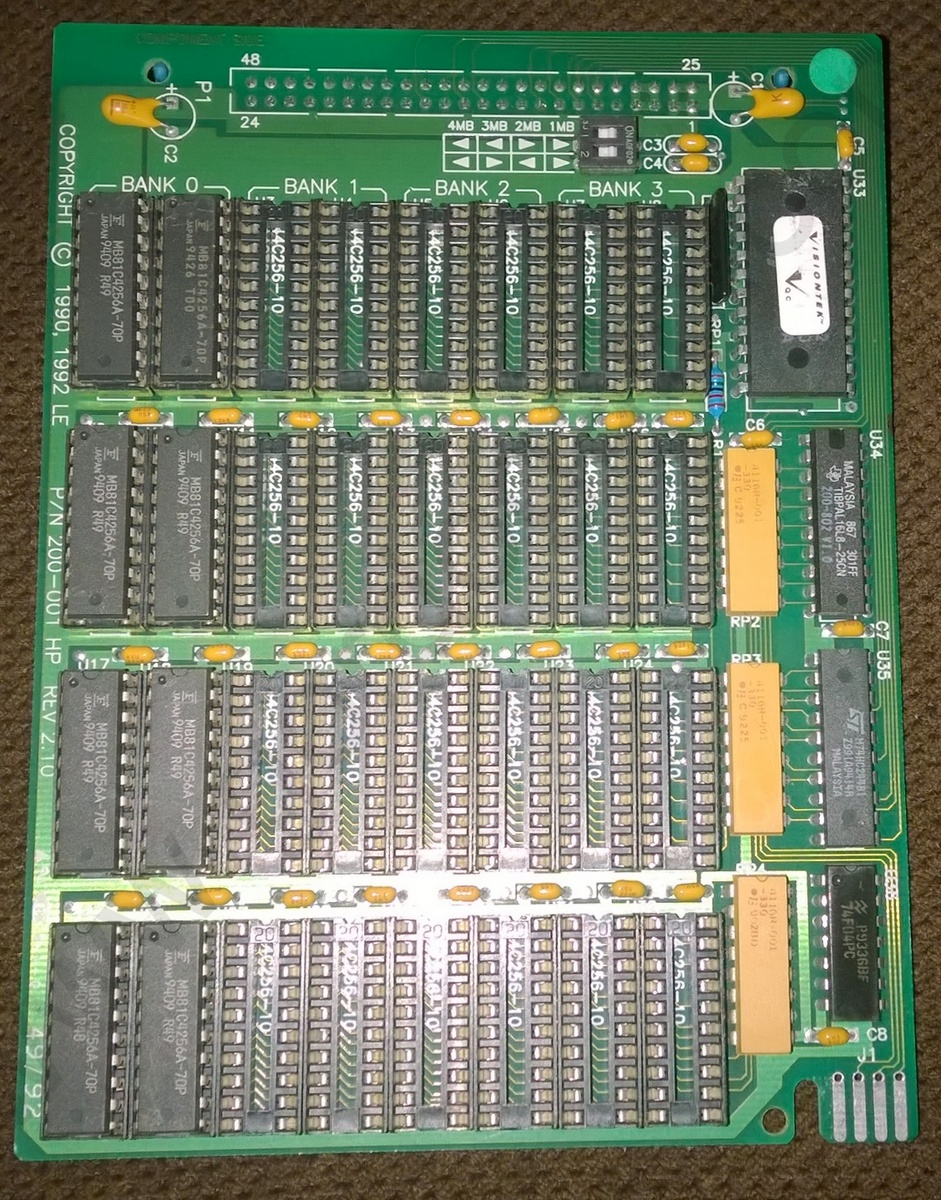 HP LaserJet Series II 1MB RAM Memory Upgrade