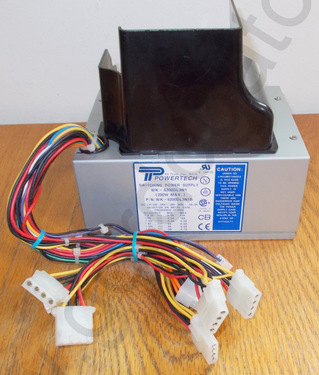 PowerTech WK-6200DL3N1 Switching Power Supply for Parts/Repair