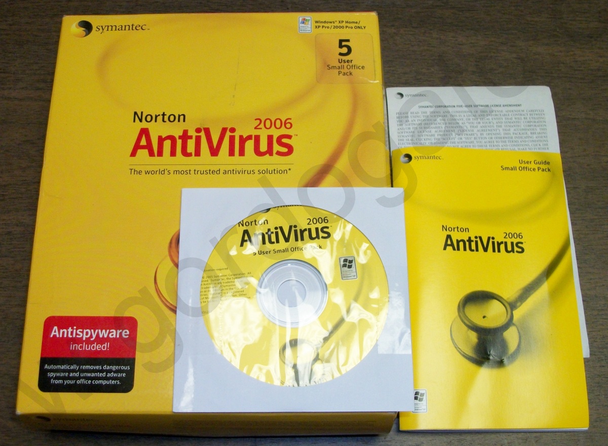 Symantec Norton AntiVirus 2006 Small Office Pack - 5 Users