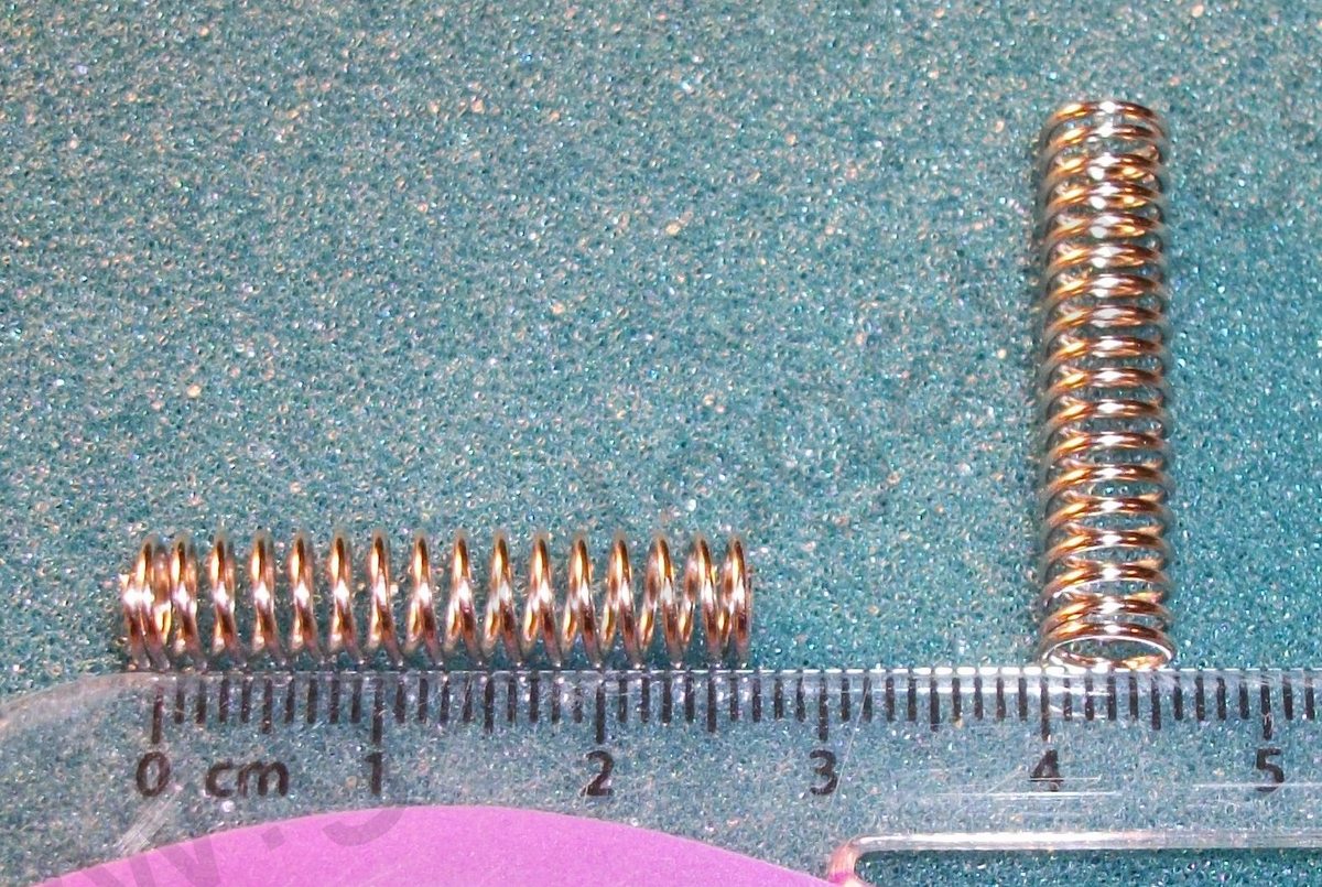 17 Coil, 1 Inch Long, 0.0265 Inch Wire Diameter Compression