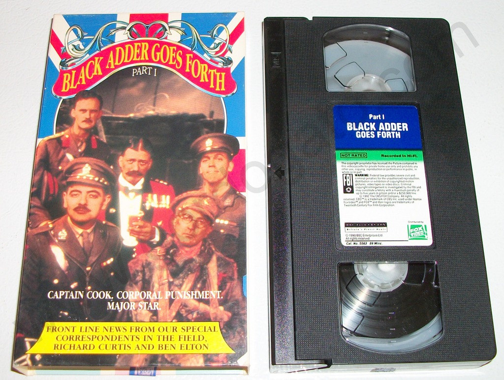 Black Adder Goes Forth - Pt. 1 (VHS, 1992)