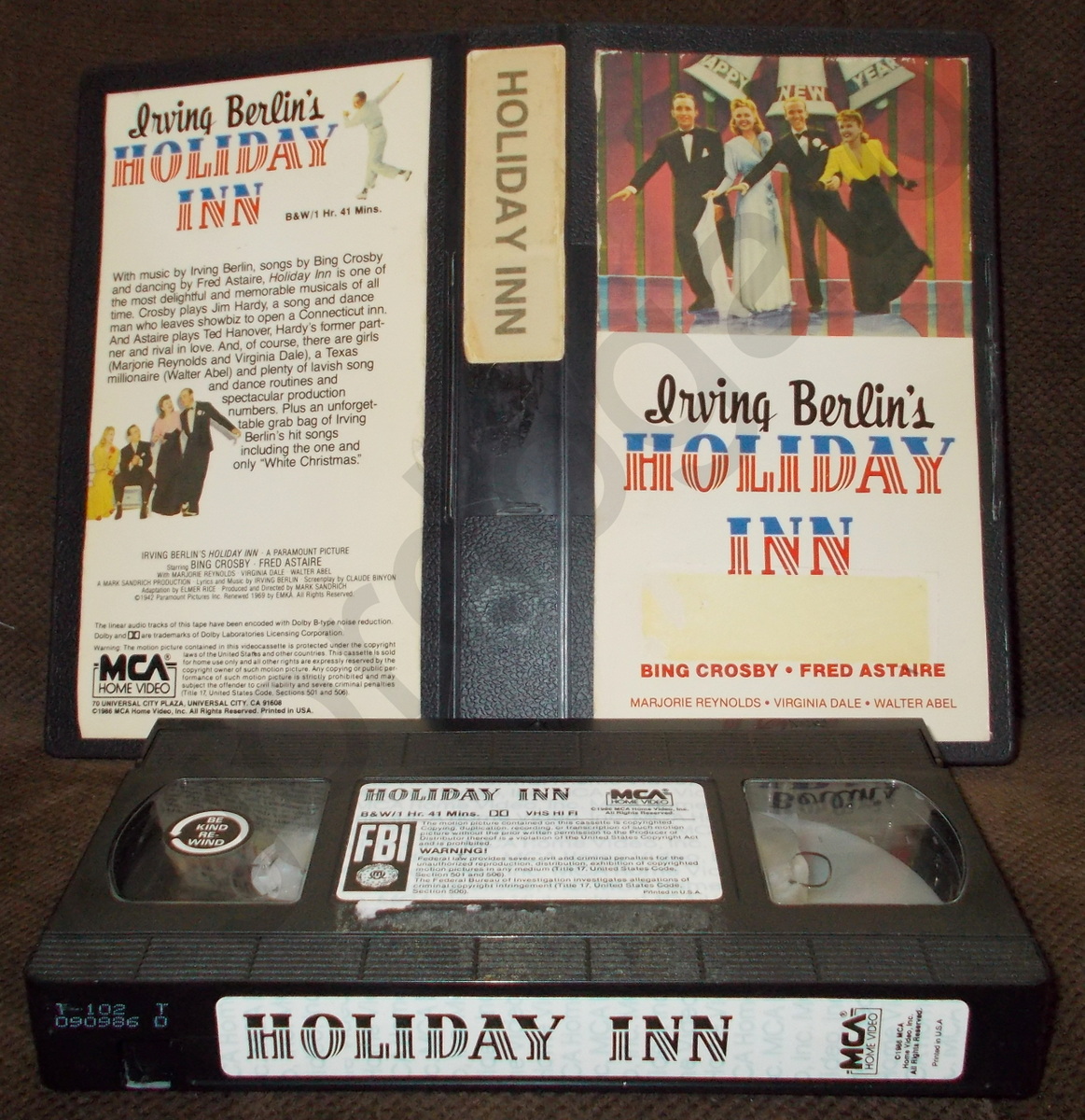 Irving Berlin's Holiday INN (VHS, 1986)