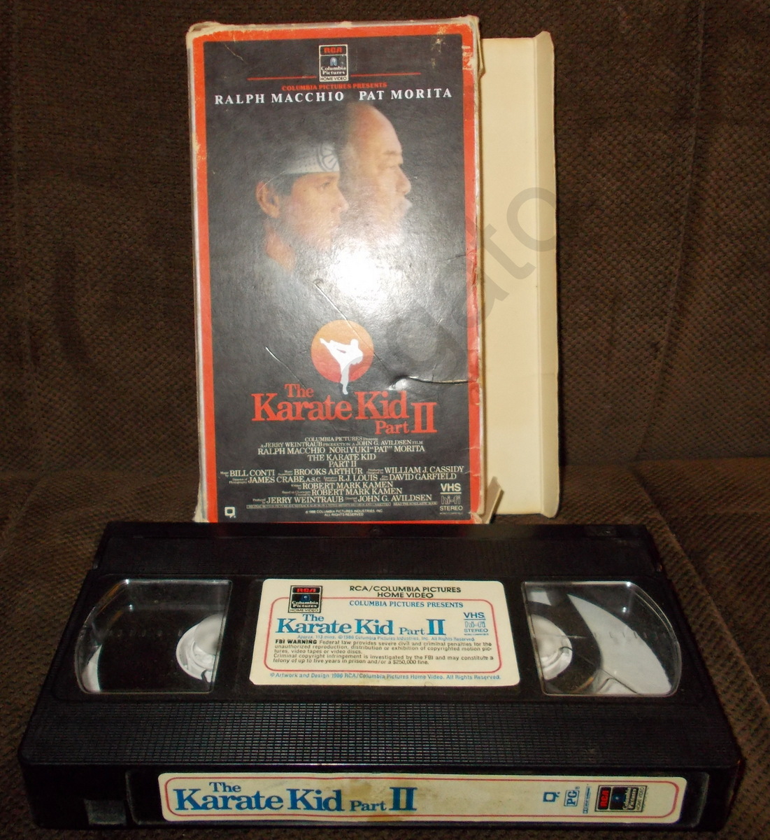 The Karate Kid Part 2 (VHS, 1987, Closed Captioned)