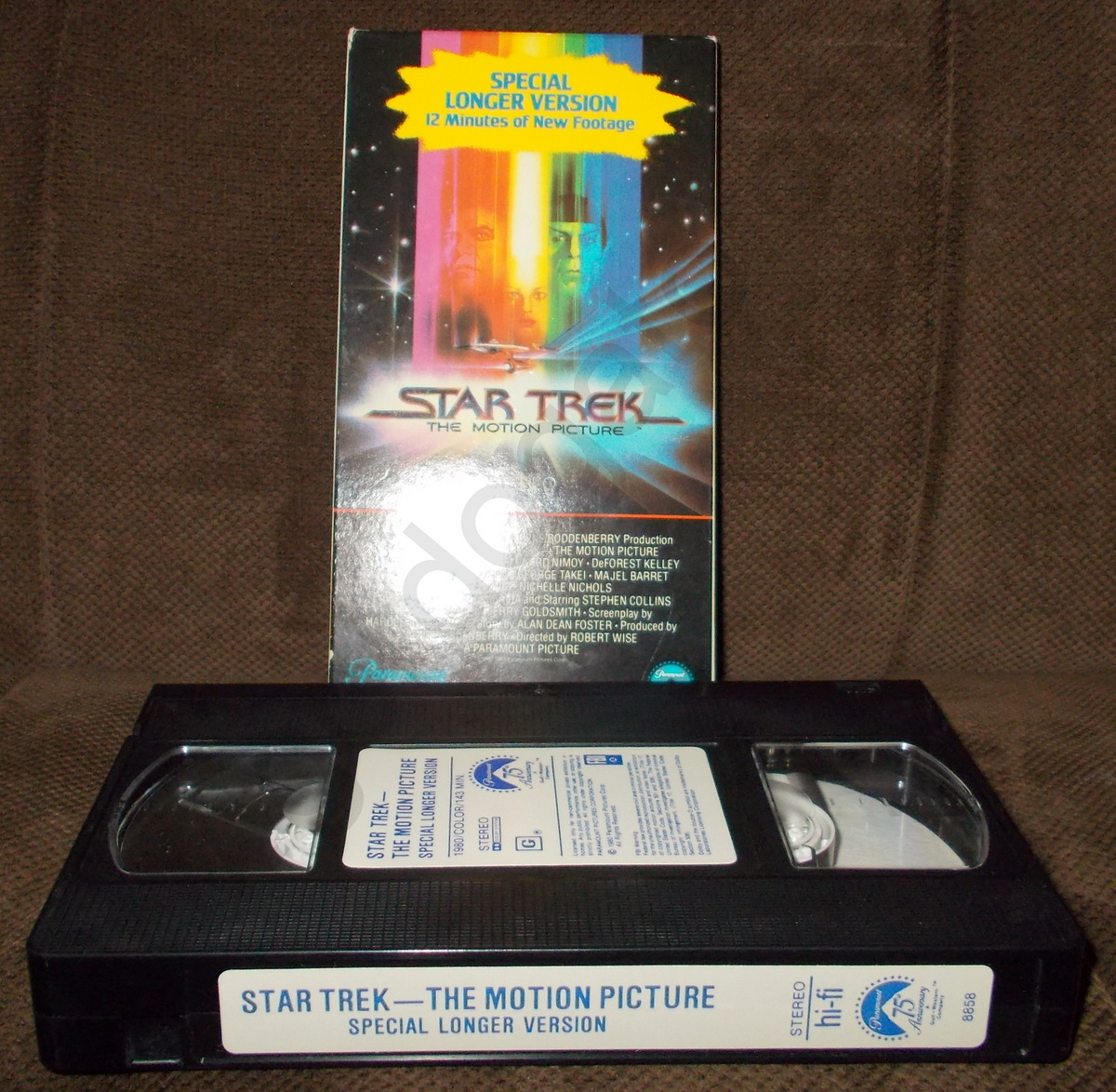 Star Trek: The Motion Picture (VHS, 1983, Special Longer Version