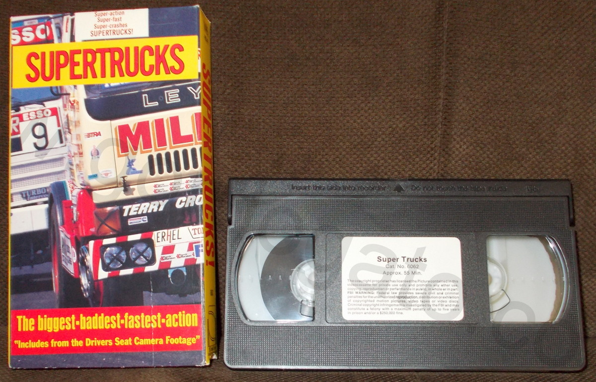 Supertrucks - European Truck Racing from 1987 (VHS, 1987)
