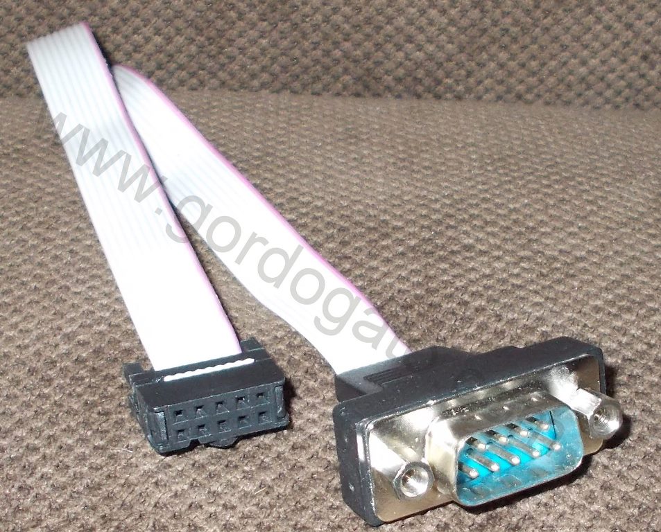 9-pin Male DB9 RS232 Serial Port Header/Adapter