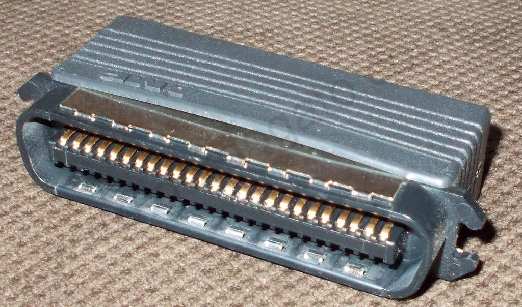 Black AMP SCSI Termination Connector