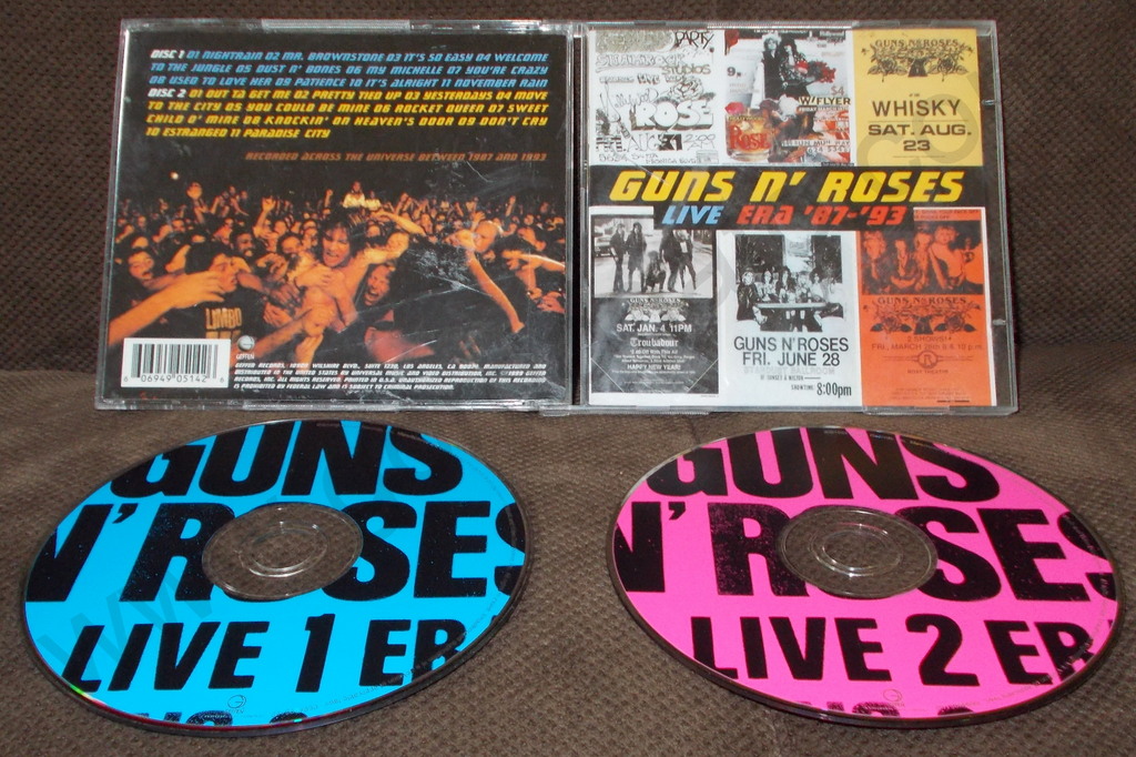 Live Era: 87-93 [PA] by Guns N' Roses (CD, Jan-2008, 2 Discs, Ge