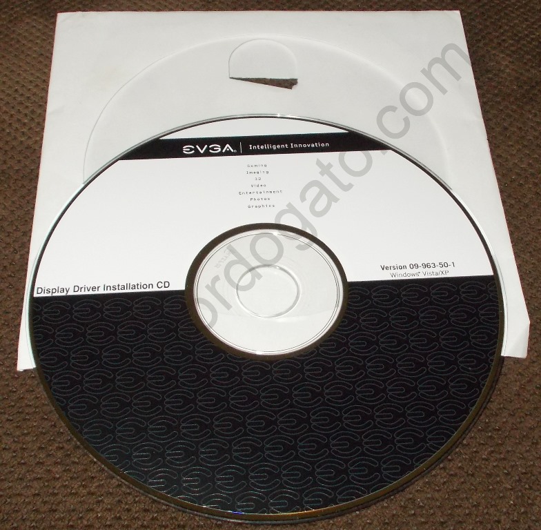EVGA Display Driver Installation CD (Jan 2009)