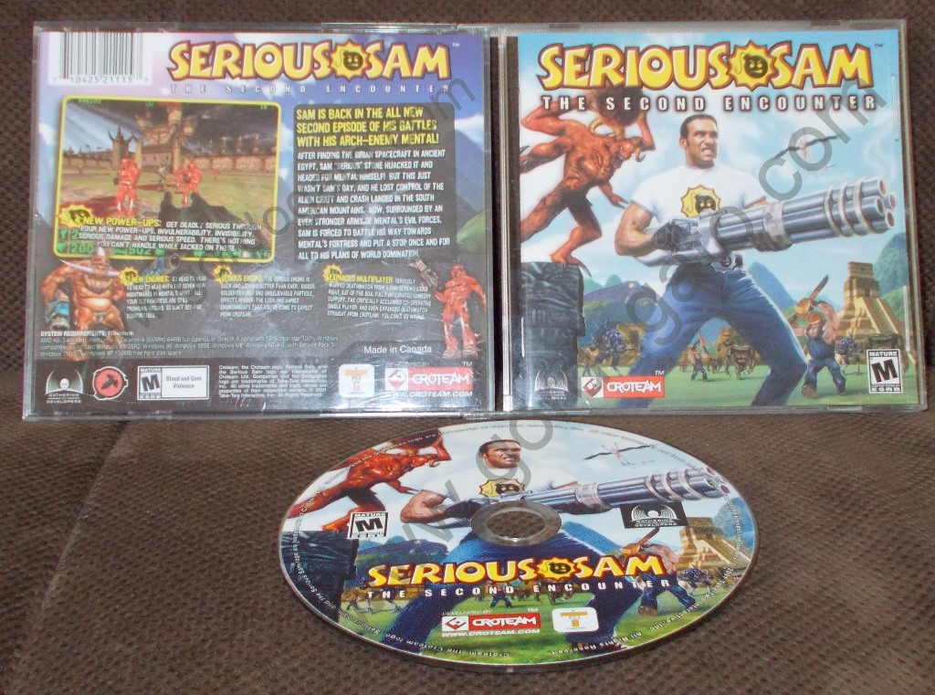 Serious Sam - The Second Encounter (PC Game CD 2002)