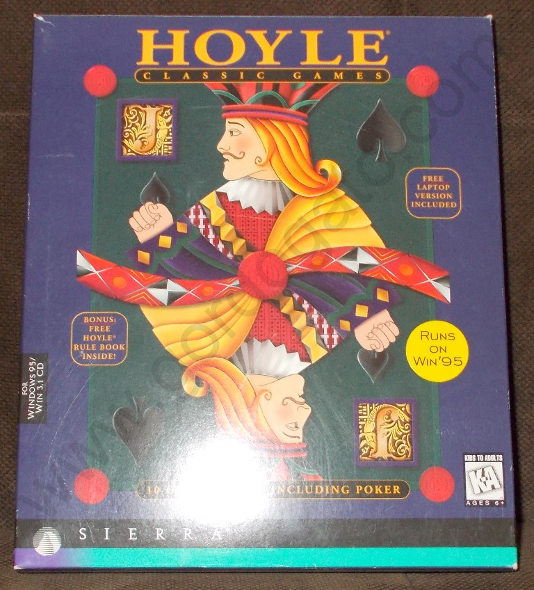 Hoyle Classic Games w/ Laptop Version in Original Box