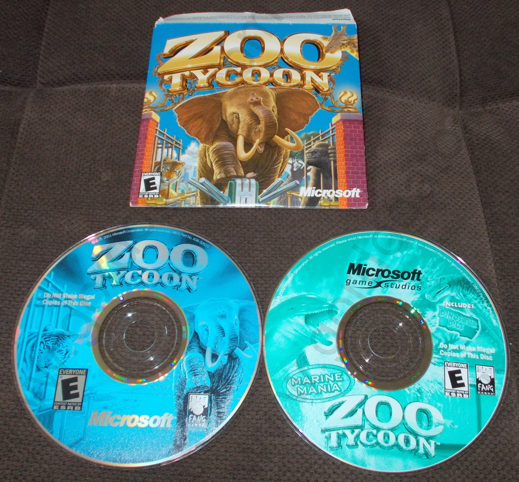 Microsoft Zoo Tycoon (PC Game 2001)