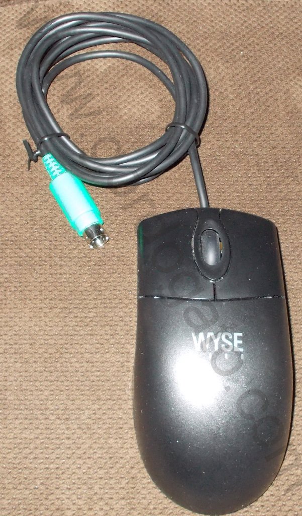 Wyse 2-button PS2 PS/2 Optical Scroll Mouse