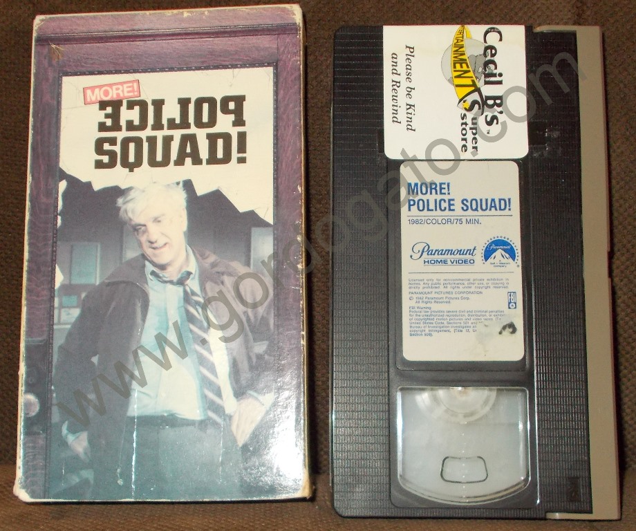 More Police Squad! (VHS 1982, Leslie Nielsen)