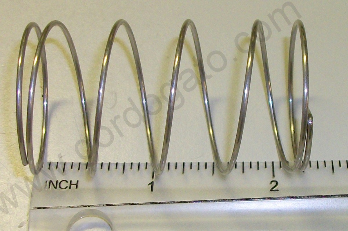 5 Coil, 2.1520 Inch Long, 0.0465 Inch Diameter Wire Compression