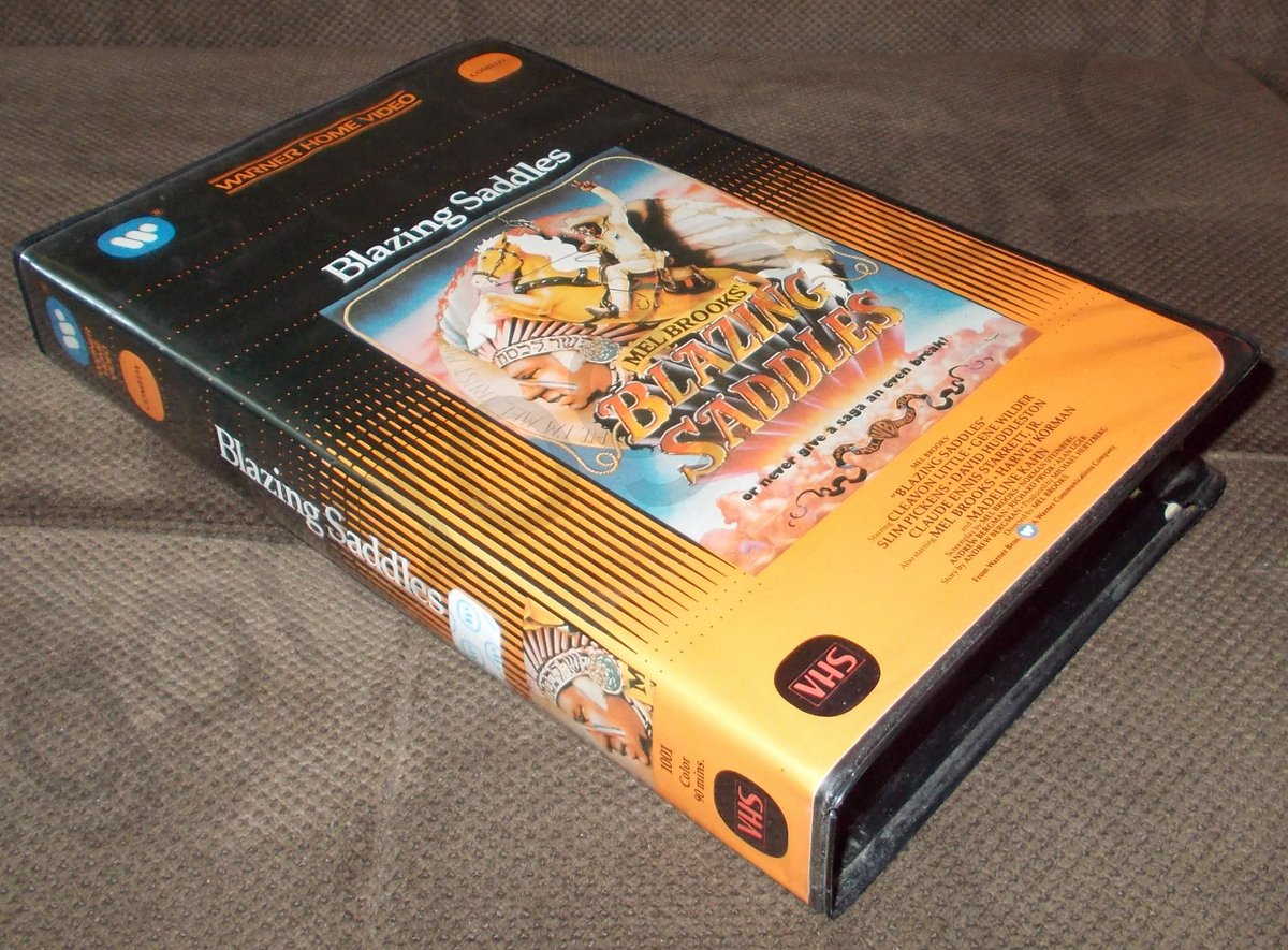 Mel Brooks' Blazing Saddles (VHS, Big Box, Clamshell)
