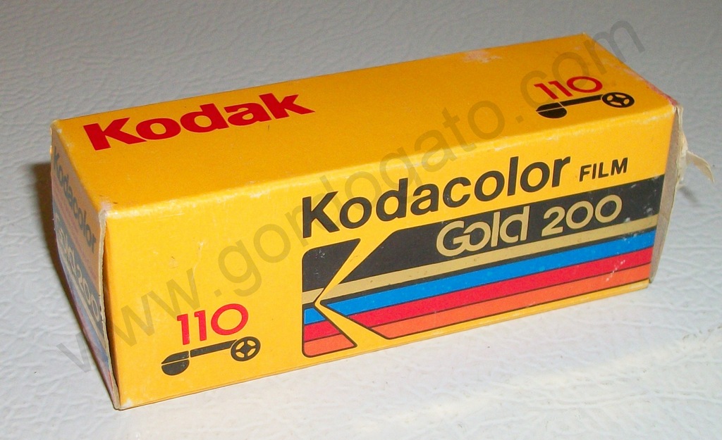Kodacolor Gold 200 Film 110, 24 Exposures 13x17 mm
