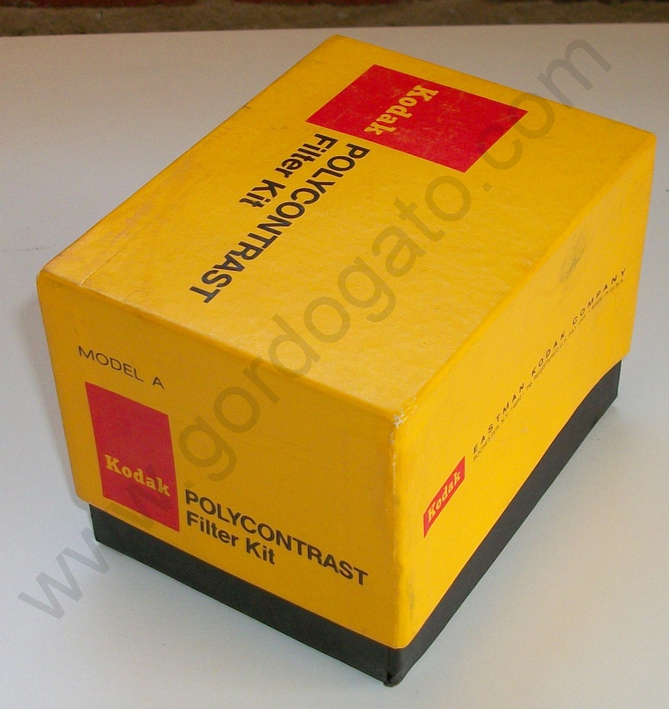 Kodak Polycontrast Filter Kit Model A w/ Exposure Computer (1972
